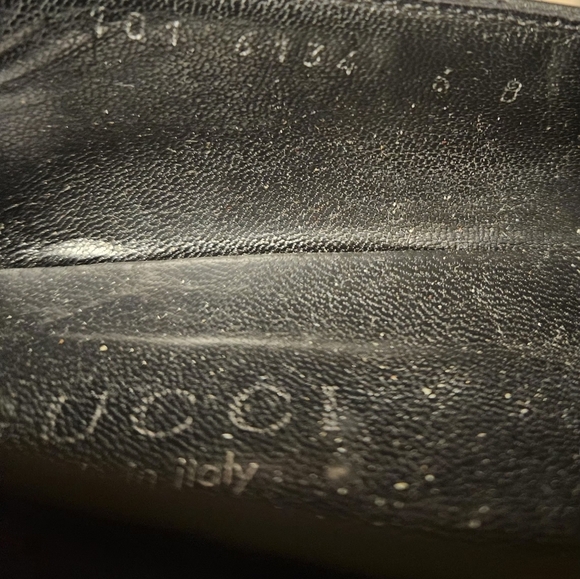 GUCCI Black Leather Loafers 101 6134 Women 6B - Picture 7 of 9